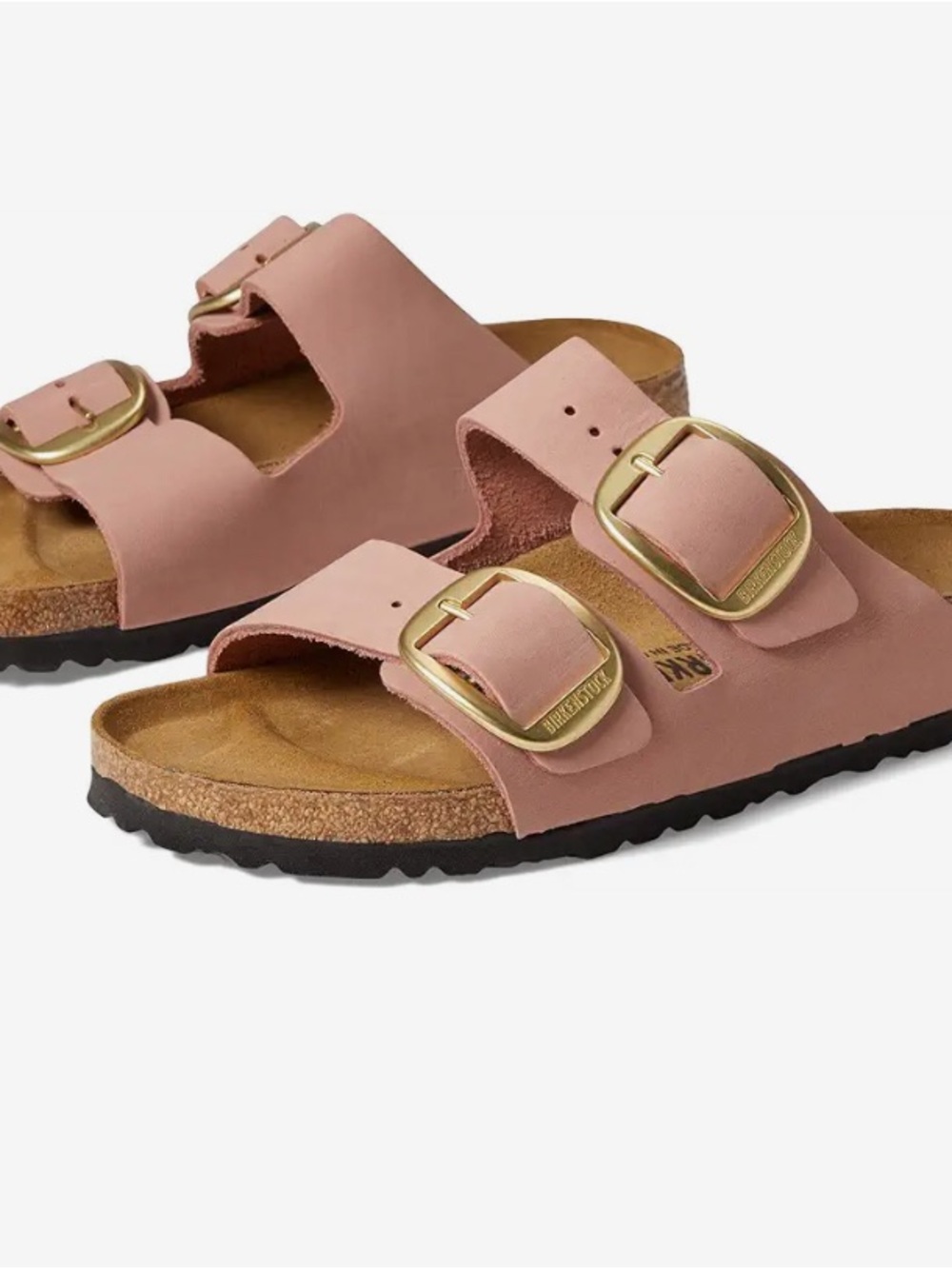 Birkenstock Arizona Soft Pink Dual Buckle Sandals